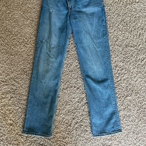 The 90’s Straight Ultra High Rise Curve Love Jean Size 27